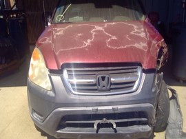 2002 HONDA CR-V,  BURGUNDY, EX, 2.4L, AT,  AWD,  A25136